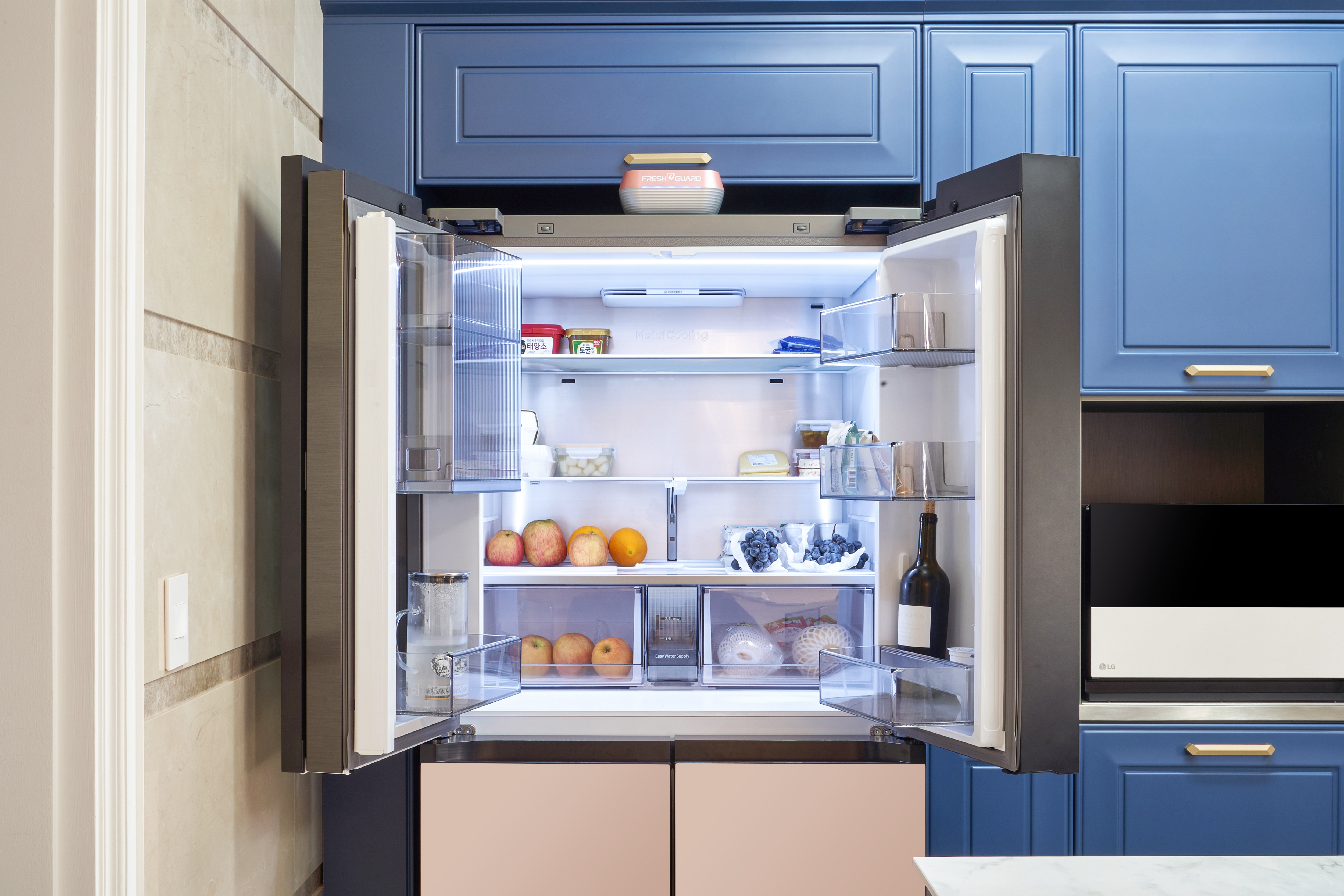 Fresh Guard inside a premium kitchen refrigerator